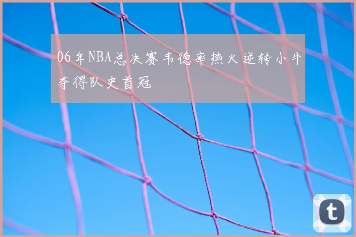 06年NBA总决赛韦德率热火逆转小牛夺得队史首冠