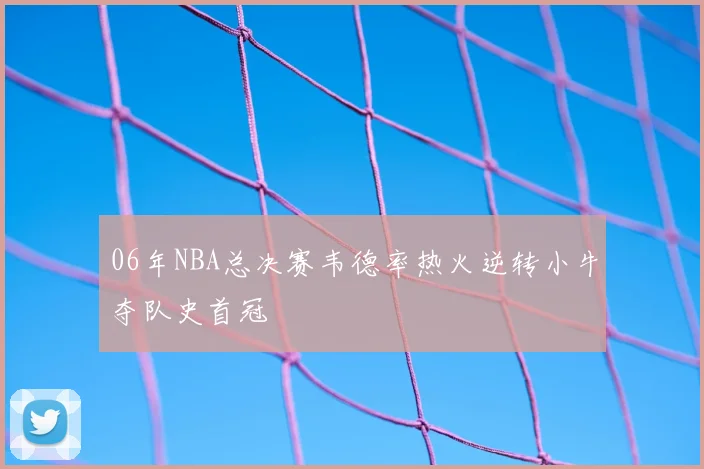 06年NBA总决赛韦德率热火逆转小牛夺队史首冠