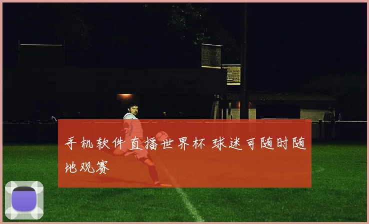 手机软件直播世界杯 球迷可随时随地观赛