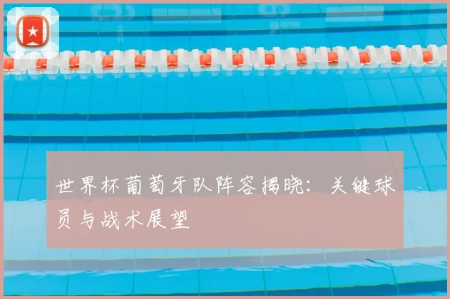 世界杯葡萄牙队阵容揭晓:关键球员与战术展望